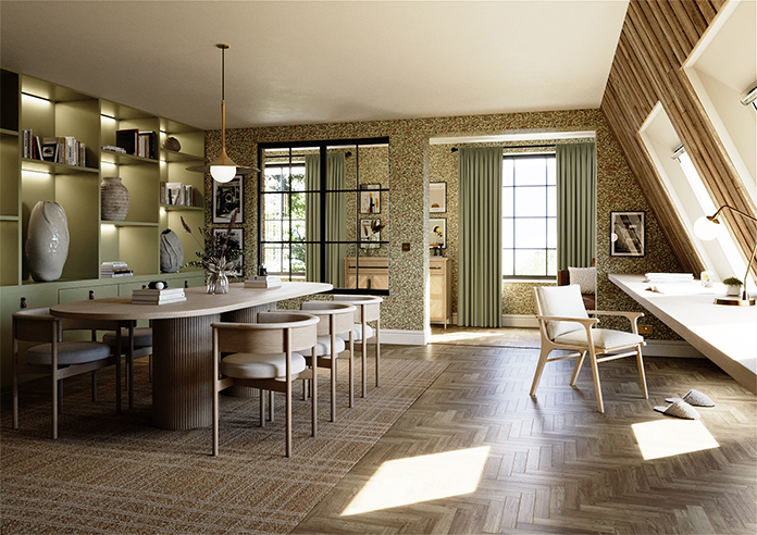 Stamford, Sage - Made to Measure Curtains - Image 7